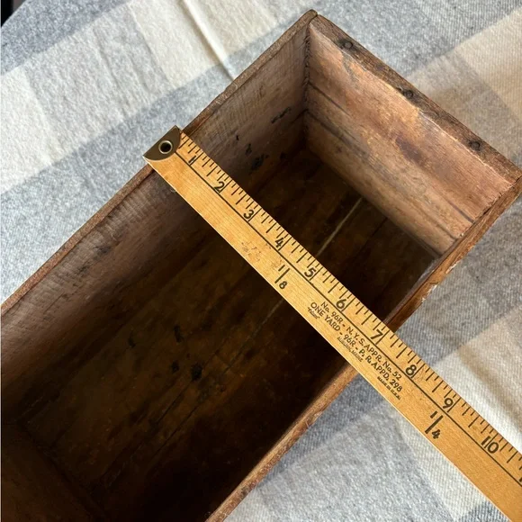 Antique Wooden Crate - Picture 8 of 9